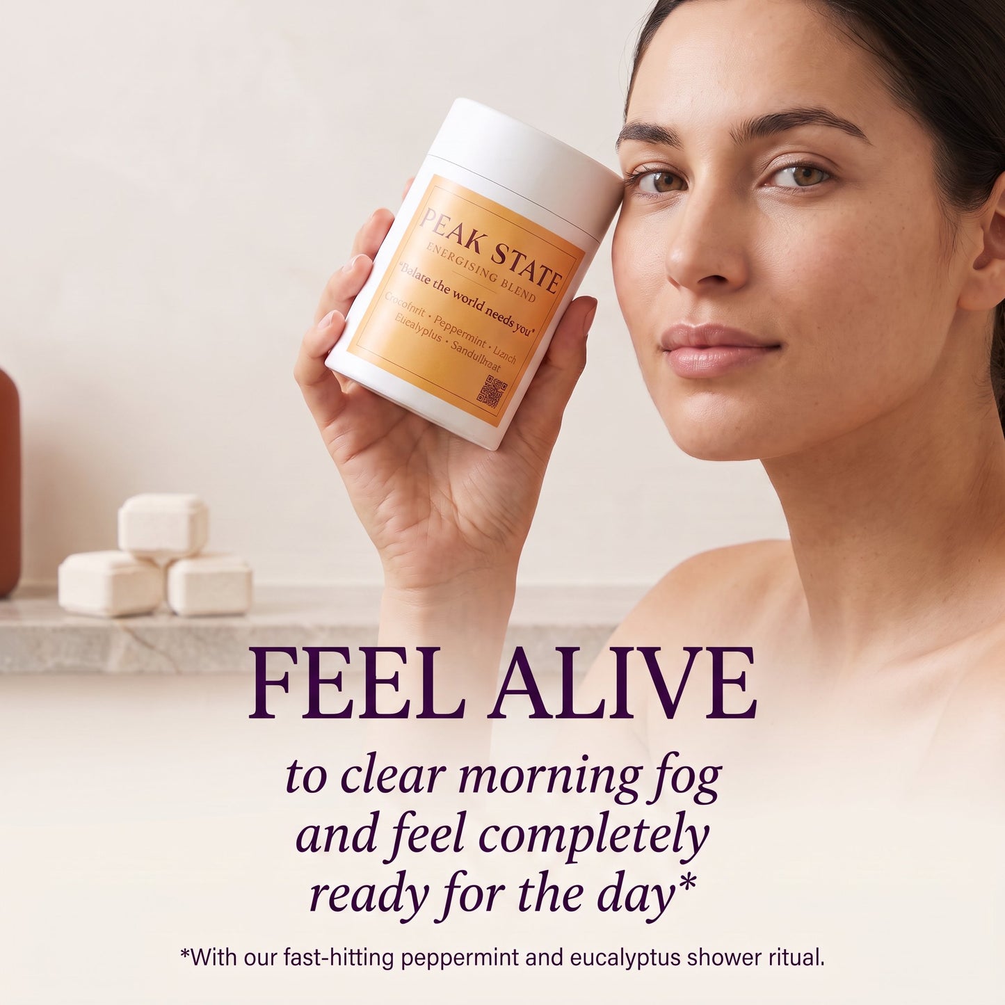Peak State - Shower Stone | Energising Shower Steamer